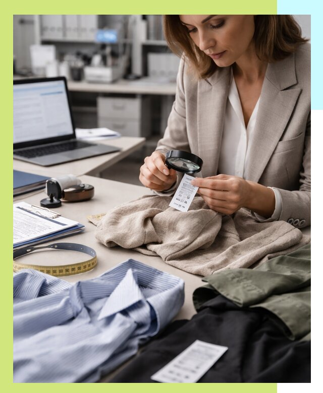 Сертификация одежды и текстиля в Сланцах, быстрая экспертиза