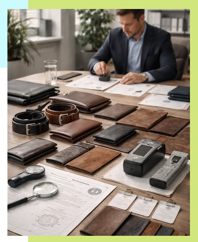 Сертификация кожаных изделий в Сланцах от 12398 р. | Алешин-Слы