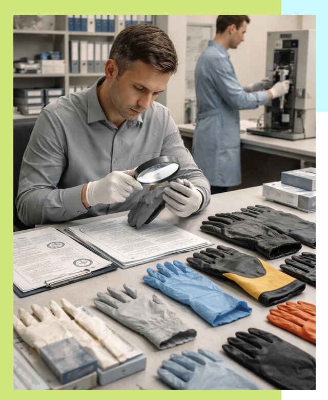 Сертификация перчаток и средств защиты продукции в Сланцах