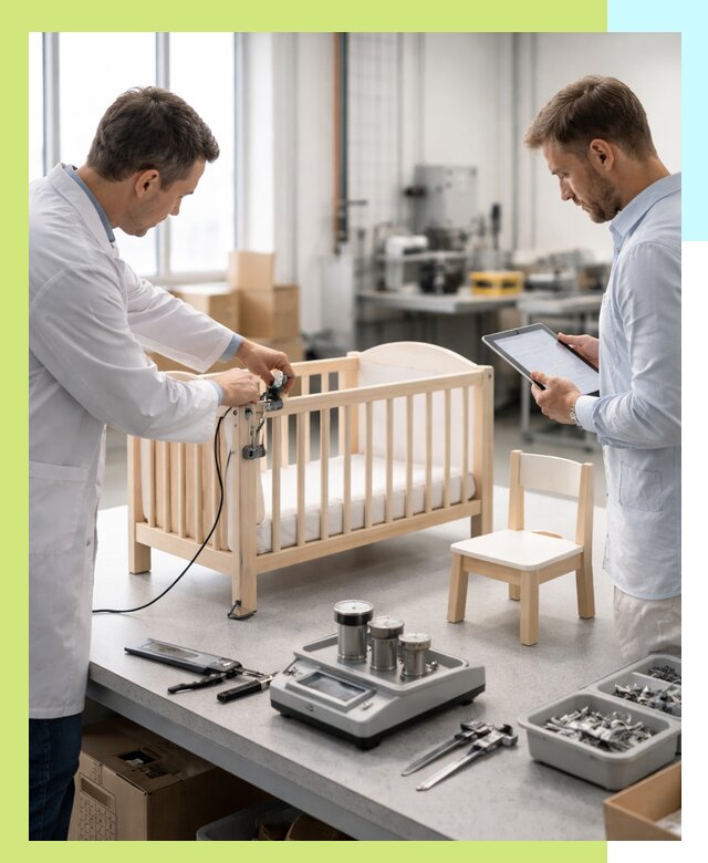 Сертификация детской мебели и проверка безопасности в Сланцах