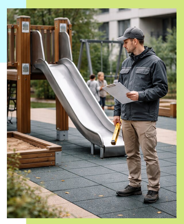 Сертификация детских площадок в Сланцах от 25830 р. | Алешин-Слы