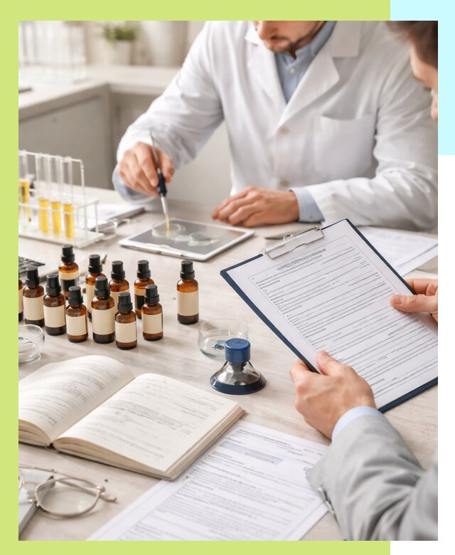 Сертификация эфирных масел и документация качества в Сланцах