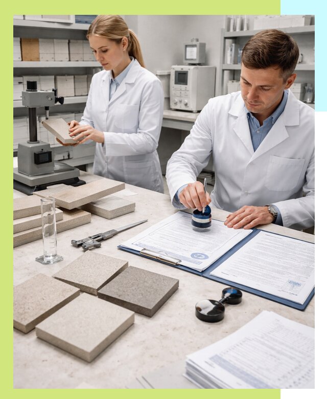 Сертификация плитки и керамики в Сланцах с документами