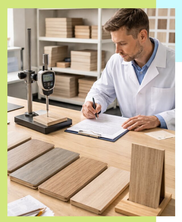 Сертификация ламината с испытаниями и оформлением документов в Сланцах