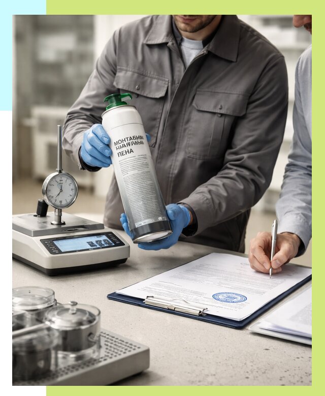 Сертификация монтажной пены в Сланцах от 15498 р. | Алешин-Слы