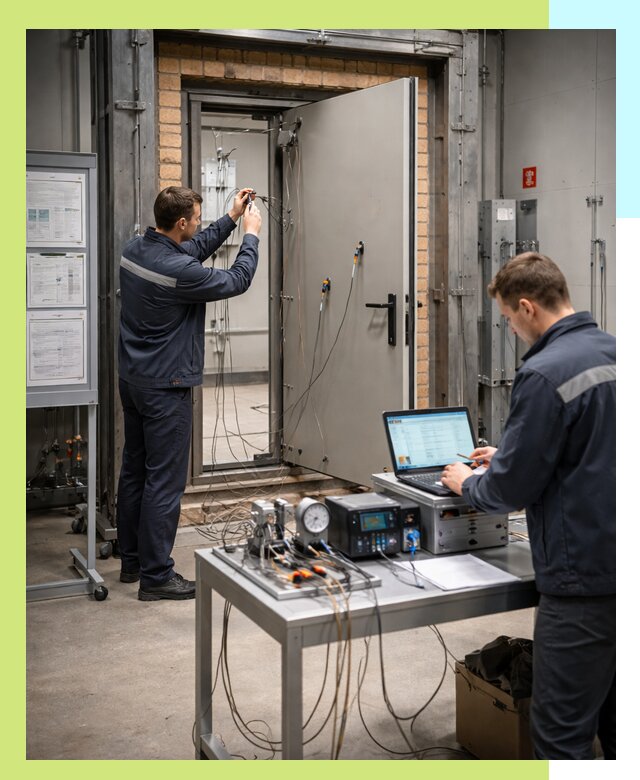 Сертификация противопожарных дверей в Сланцах по ГОСТ и ТР