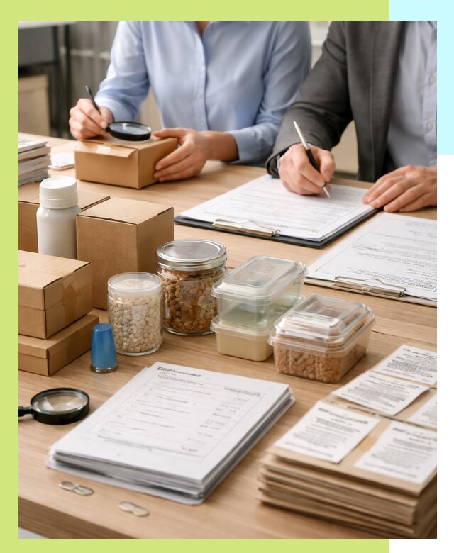 Сертификация упаковки, материалов и их маркировки в Сланцах