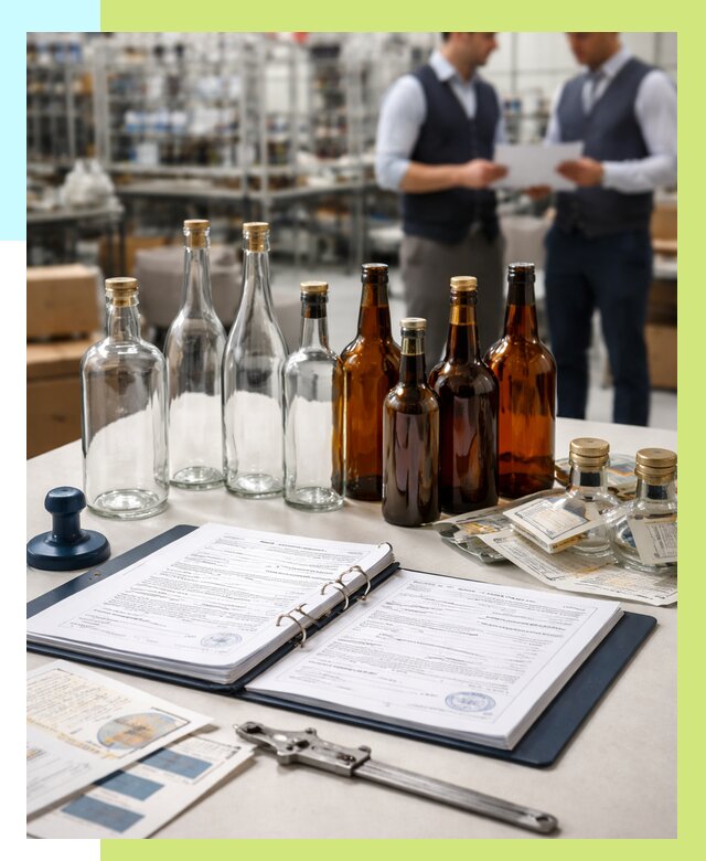 Сертификация стеклянных бутылок в Сланцах от 25830 р. | Алешин-Слы