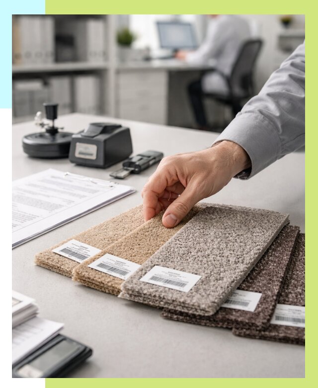 Сертификация ковролина в Сланцах от 15498 р., Алешин-Слы