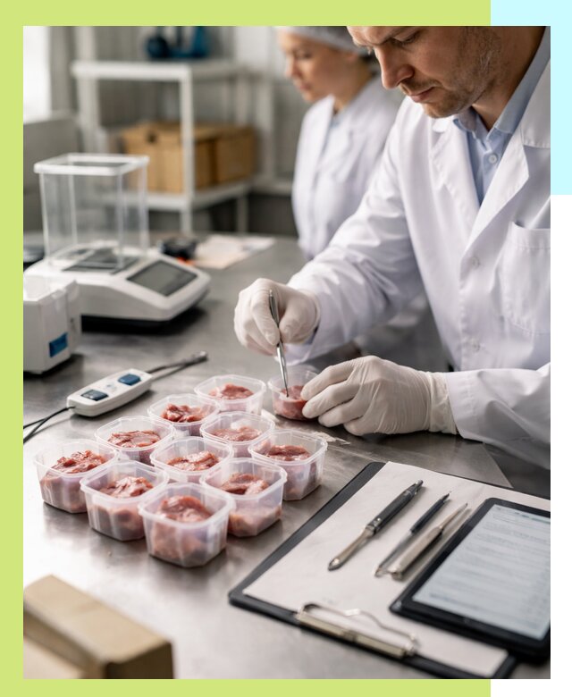 Комплексная сертификация мяса и мясной продукции в Сланцах