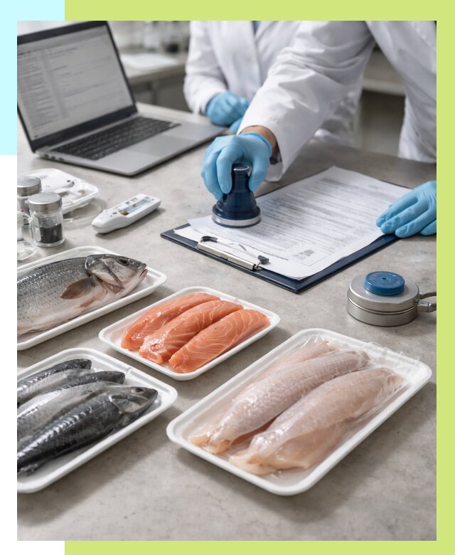 Сертификация рыбы и сертификат в Сланцах от 15498 р. | Алешин-Слы
