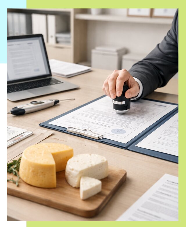 Сертификация сыров в Сланцах от 15498 р | Сертификат на сыр Алешин-Слы