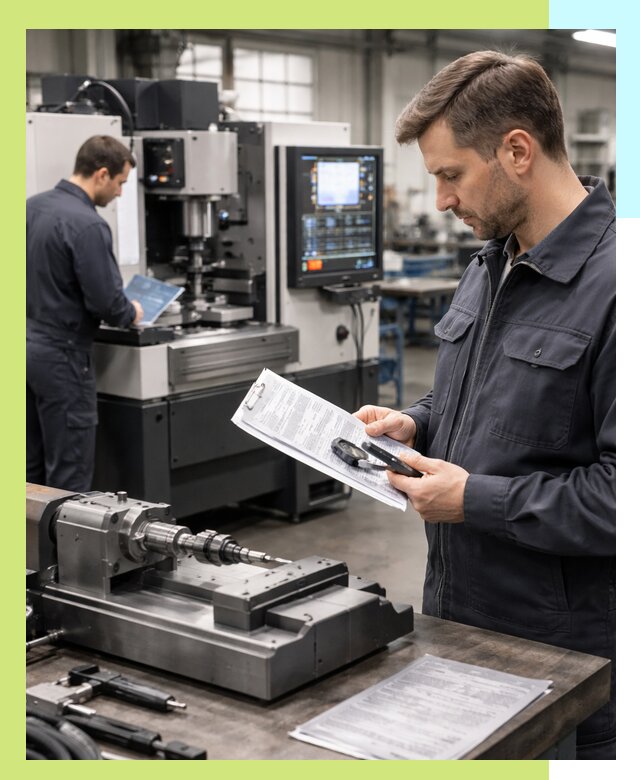Сертификация станков: оформление документов и испытания в Сланцах