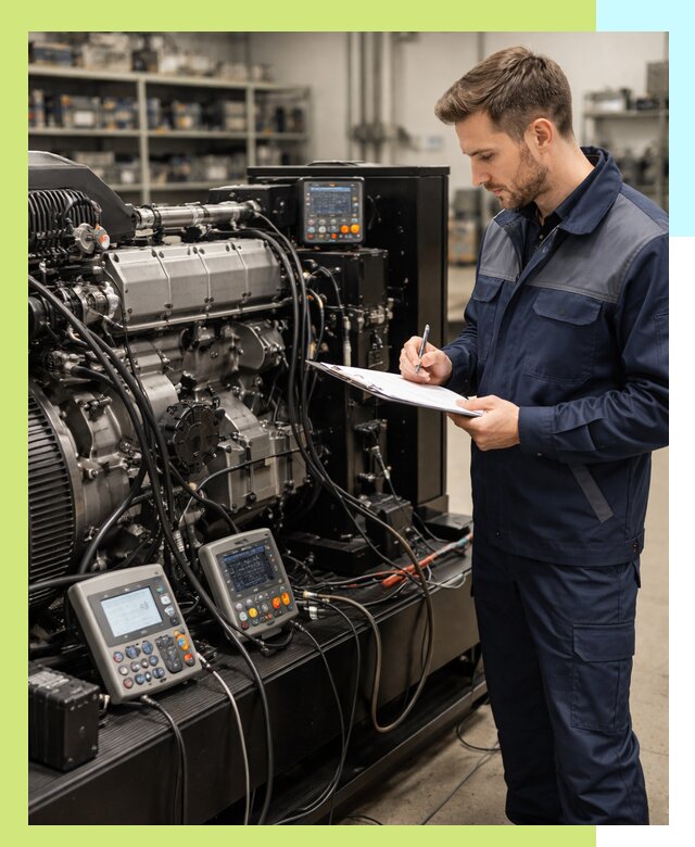 Сертификация дизельных генераторов и их оборудования в Сланцах