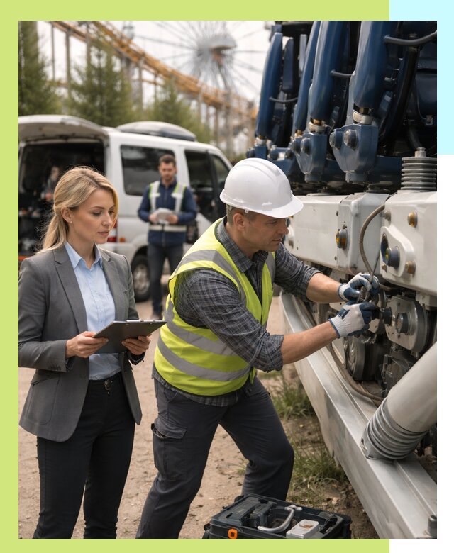 Сертификация аттракционов и проверка безопасности в Сланцах