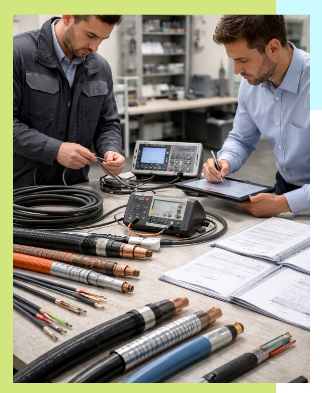 Сертификация кабеля и электропроводки в Сланцах под ключ