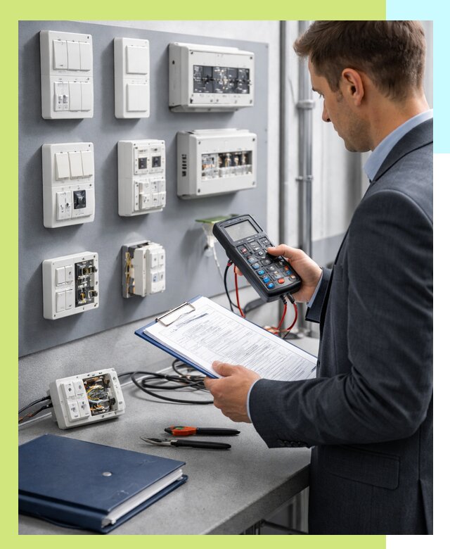 Сертификация электрических и автоматических выключателей в Сланцах