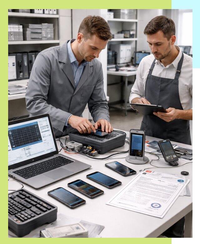 Сертификация мобильных телефонов и смартфонов в Сланцах под ключ