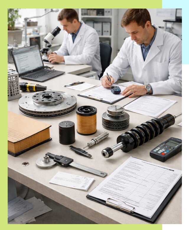 Сертификация автозапчастей и комплектующих в Сланцах по ГОСТ