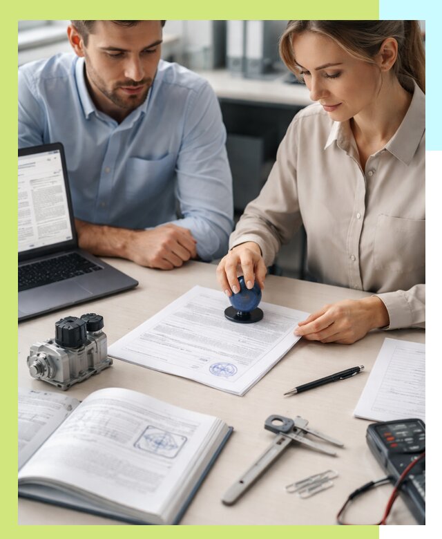 Выдача паспорта изделия и техническая экспертиза продукции в Сланцах