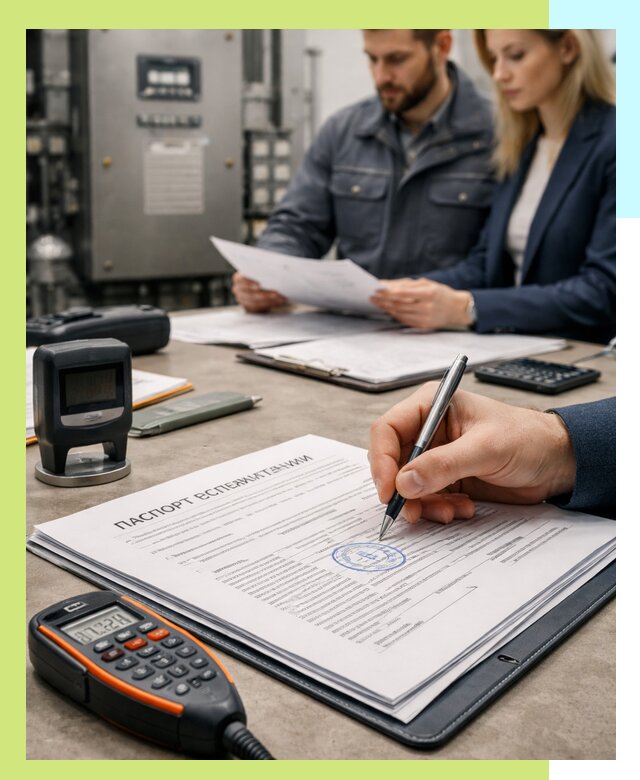 Оформление паспорта эксплуатации оборудования в Сланцах