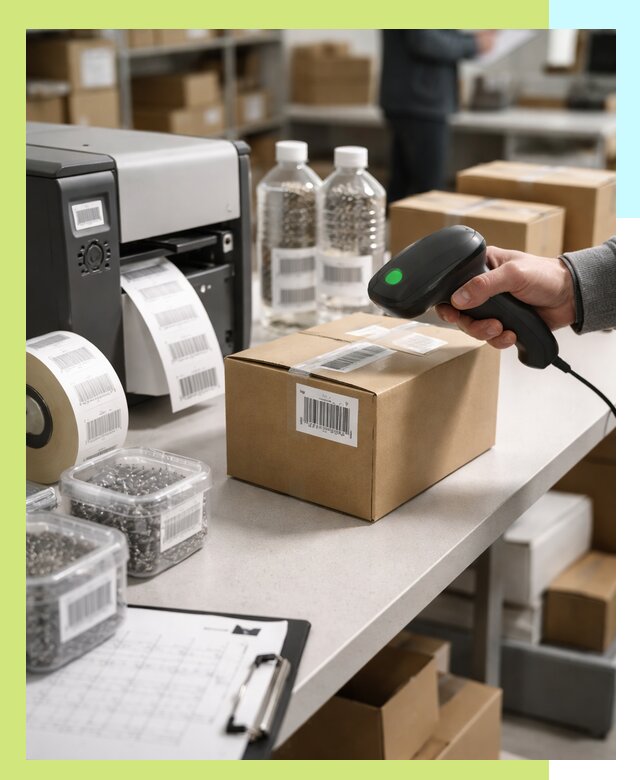 Штрихкодирование продукции и маркировка для продажи в Сланцах