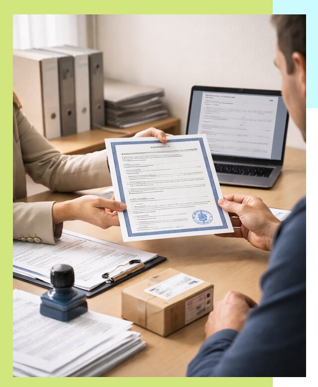 Оформление сертификата соответствия на продукцию в Сланцах