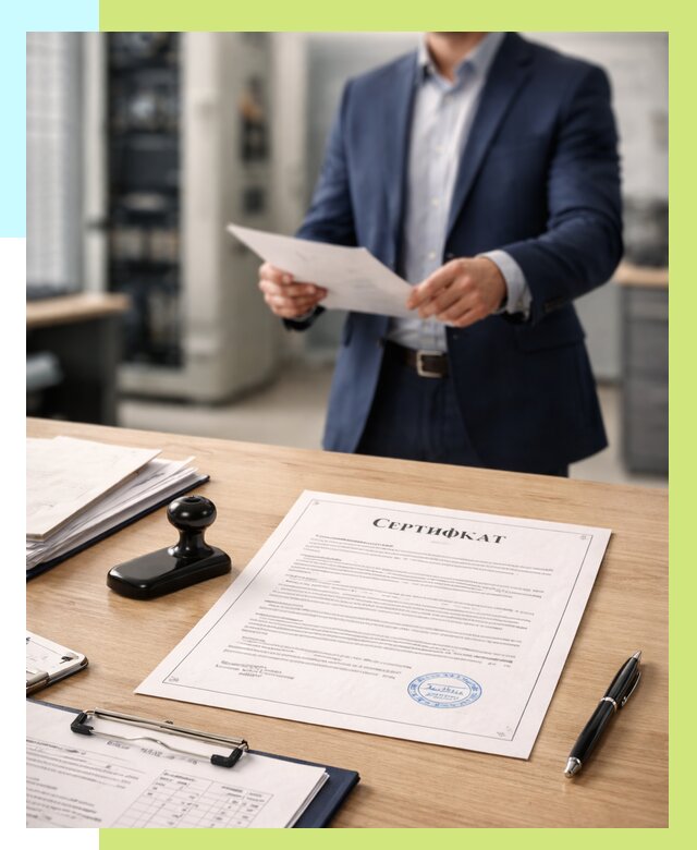 Сертификат на оборудование в Сланцах от 15498 р. | Алешин-Слы