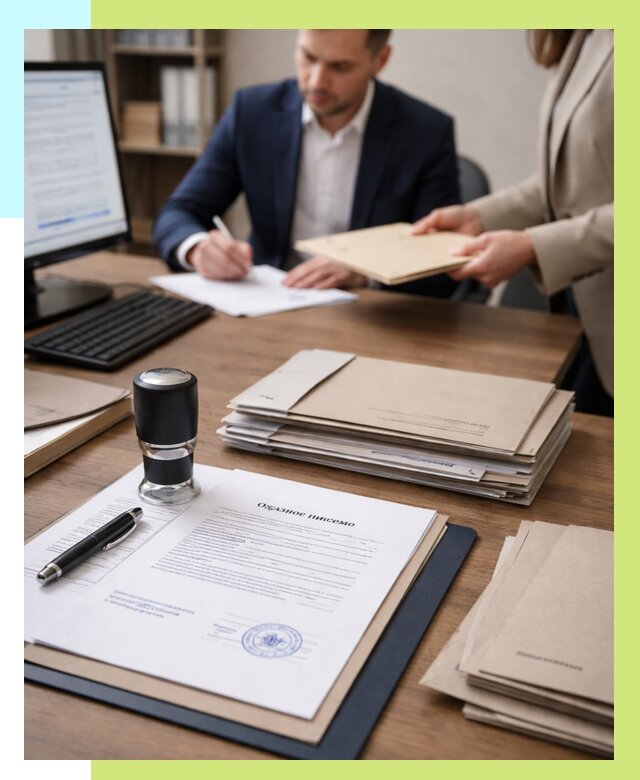 Отказное письмо для таможни в Сланцах от 3100 р, Алешин-Слы