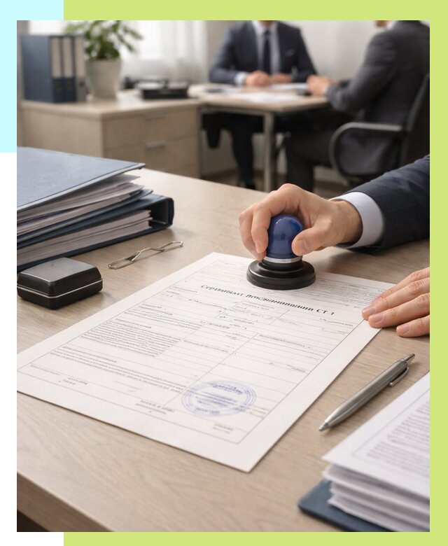 Сертификат происхождения СТ 1 в Сланцах от 4649 р. | Алешин-Слы