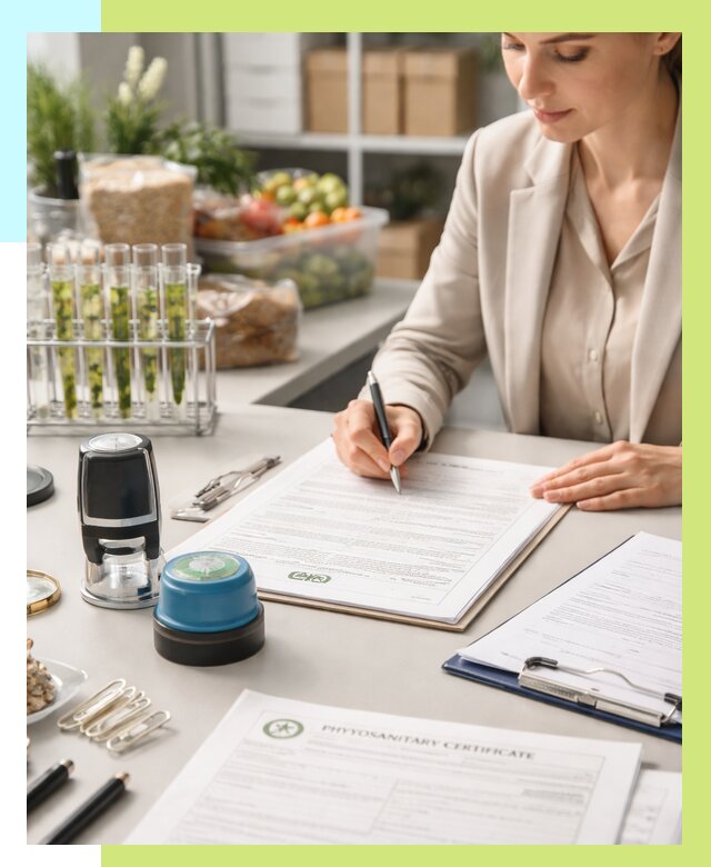 Фитосанитарный сертификат оформить в Сланцах от 4649 р. | Алешин-Слы