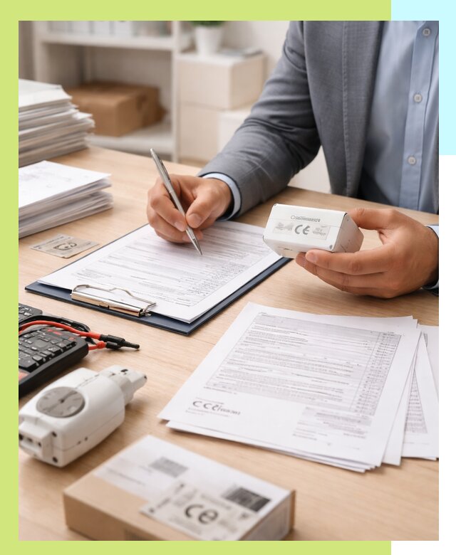 Получение CE сертификата соответствия продукции в Сланцах