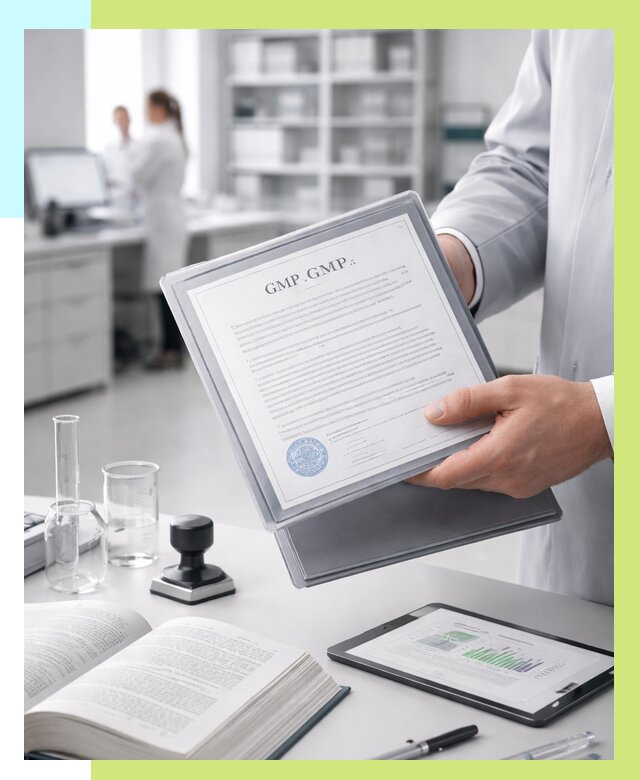 Сертификат GMP в Сланцах под ключ от 87822 р. | Алешин-Слы