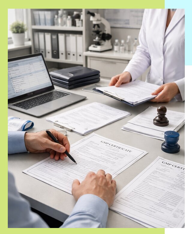 Оформление сертификата GMP в Сланцах для фармпроизводства