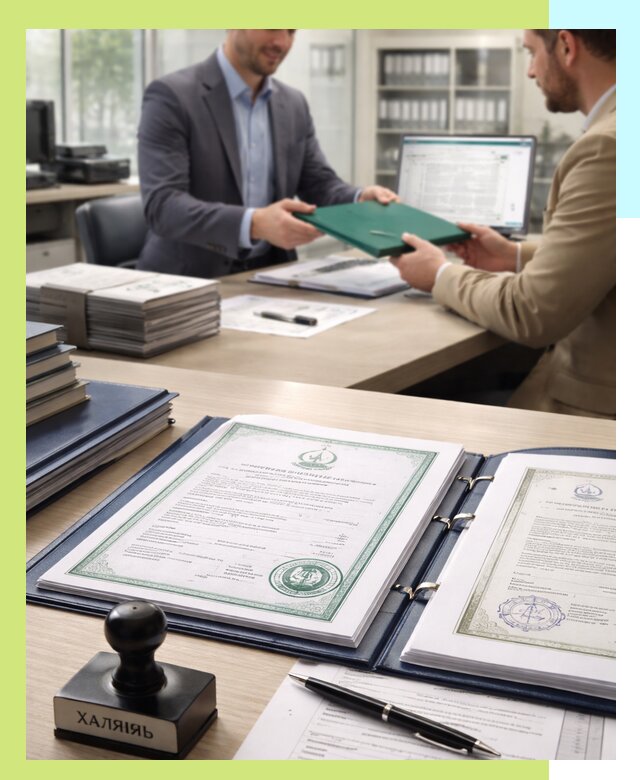 Выдача Халяль сертификата для продукции и услуг в Сланцах