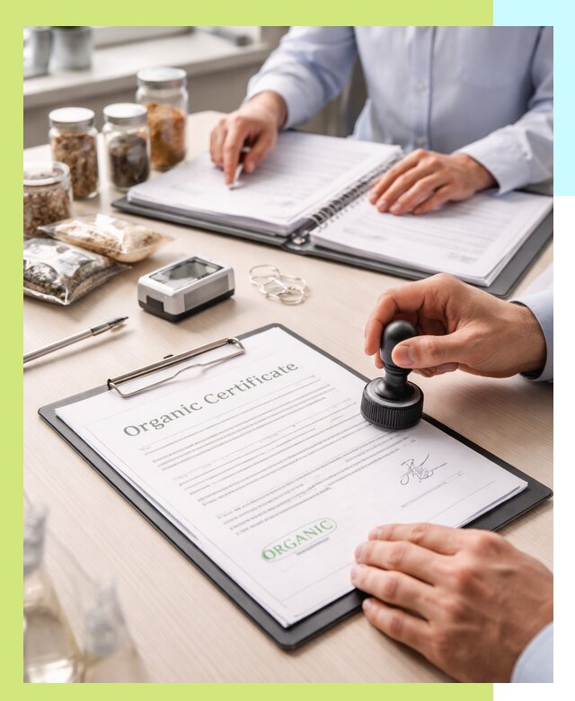 Получение органик сертификата для продукции в Сланцах