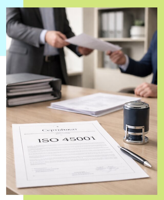 Сертификат ISO 45001 в Сланцах под ключ от 46494 р. | Алешин-Слы