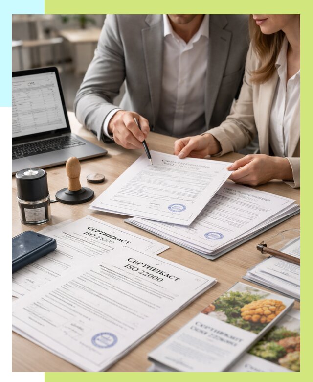 Сертификат ISO 22000 в Сланцах от 41328 р. под ключ | Алешин-Слы