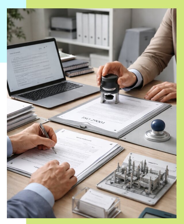 Сертификат ISO 29001 в Сланцах под ключ от 77490 р. | Алешин-Слы