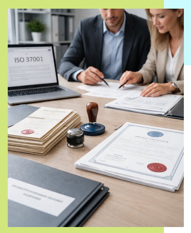Получение сертификата ISO 37001 по системе борьбы с коррупцией в Сланцах
